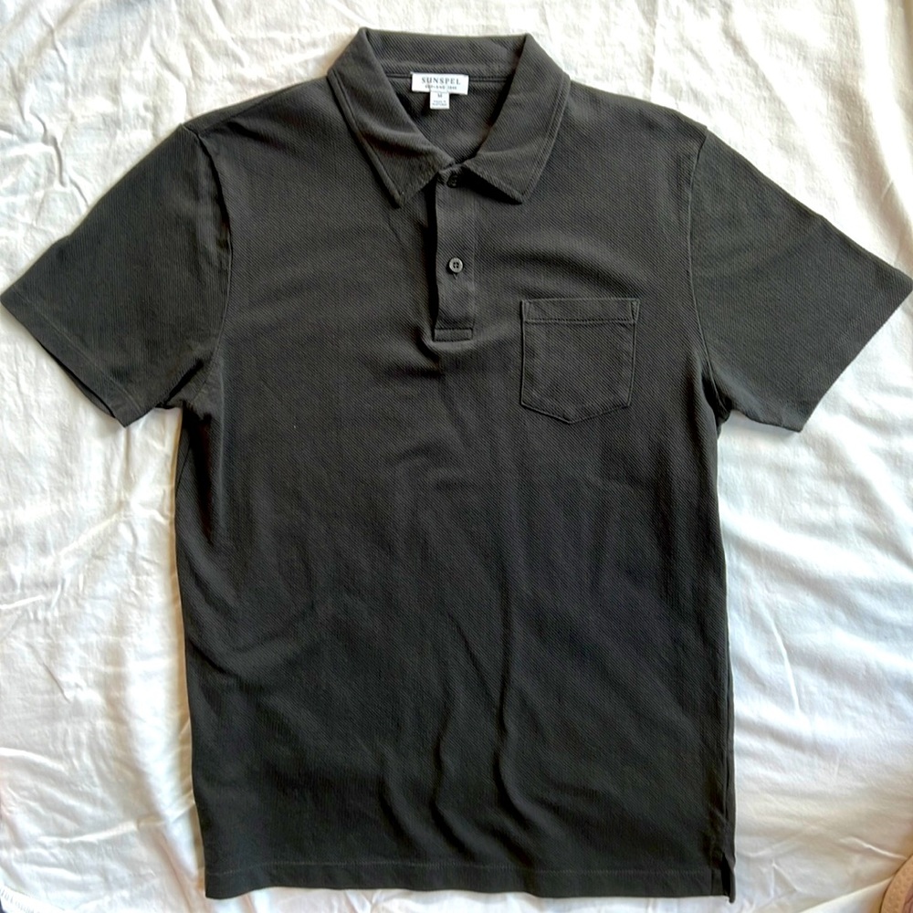 Sunspel Riviera short sleeve Polo shirt size M